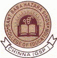 Courses Offered by Sant Baba Hazara Singh College of Education, Gurdaspur, Punjab