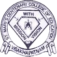 St. Mary's Centenary College of Education, Vishakhapatnam, Andhra Pradesh